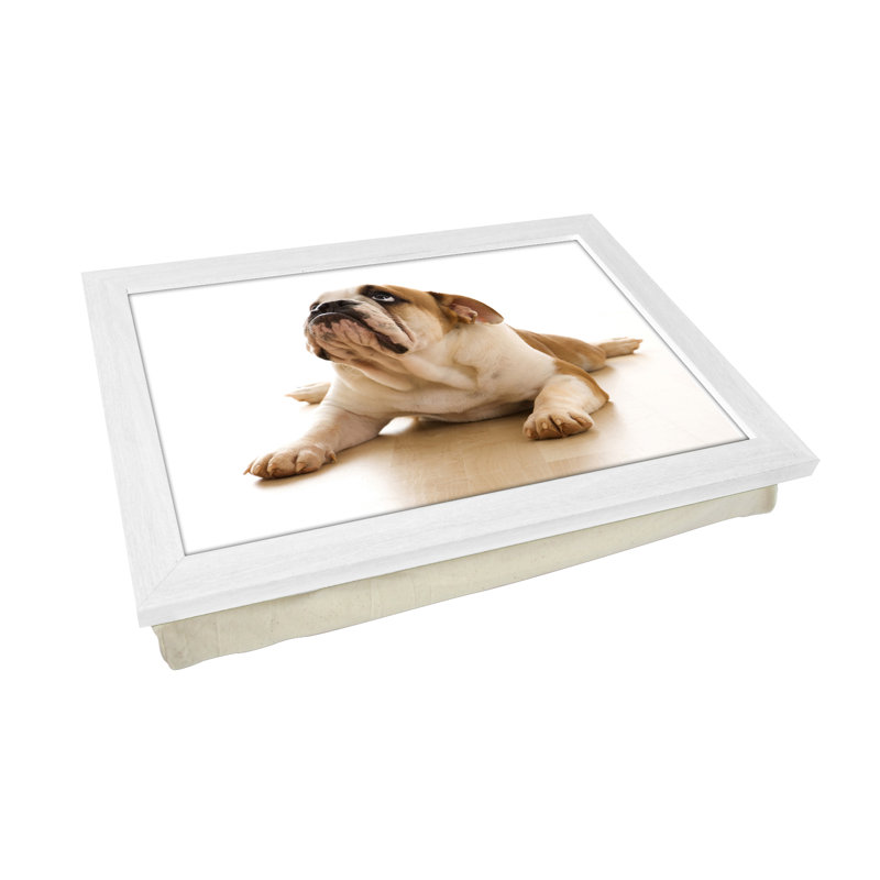 Cherod Wood Tray, White