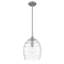 Mini-luminaire suspendu en nickel brossé 1 lumière Lucy