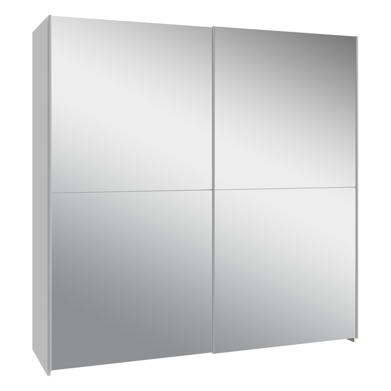 Ransen Manufactured Wood Wardrobe, 190.1cm W x 190.5cm H x 61.2cm D