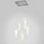 Luminaire suspendu rectangulaire en grappe 5 lumières-27796768