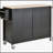 Versatile Kitchen Island Cart with Multiple Storage Options and Mobility-535924201