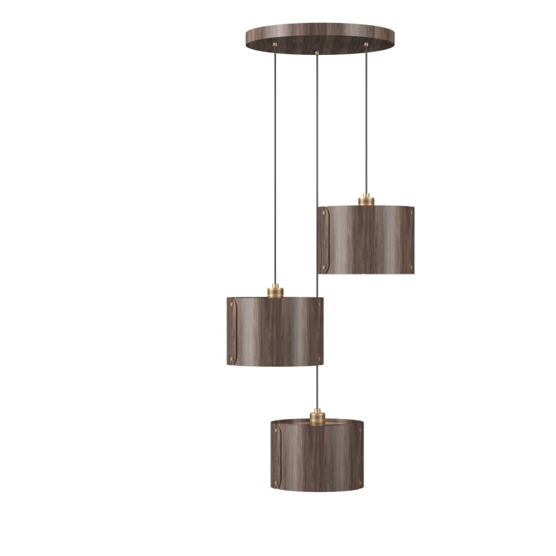 Element 3 - Light Pendant, American Walnut