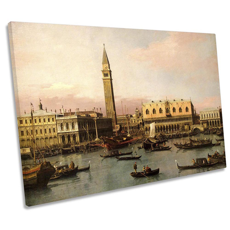 Canaletto Alte Pinakothek Venedig by Antonio Canaletto - Wrapped Canvas Print, 81.3cm H x 121.9cm W x 4cm D
