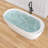 Forma 63'' Freestanding Tub Solid Surface Deep Soaking Bathtub