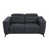 Dark Gray Genuine Leather