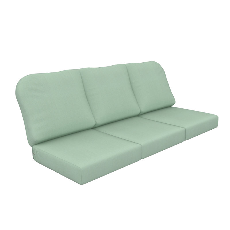 Outdoor Sunbrella® 3 Seater Sofa Cushions, Canvas Spa Sunbrella® Canvas