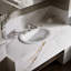 Lavabo encastré ovale en céramique avec trop-plein Bryant-10940788-59349253