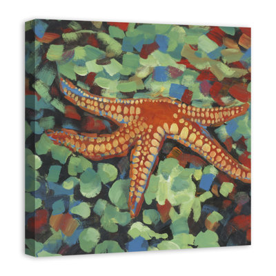 « starfish on mer », reproduction de peinture à l’acrylique sur toile