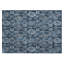 Tapis bleu marine en polyester tissé à la machine Malchow-95853507
