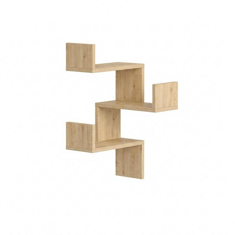 Corner Shelf, Sapphire Oak