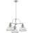 Grant 3-Light Brushed Nickel Chandelier