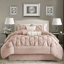 Ensemble d'édredon touffeté 7 pièces Laurel-30992297-30992287