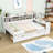 Wood Daybed with 2 Storage Drawers and Study Desk-866262455-866262449