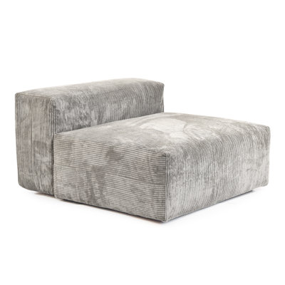 Nikodemos Upholstered Slipper Chair with Accent Pillow