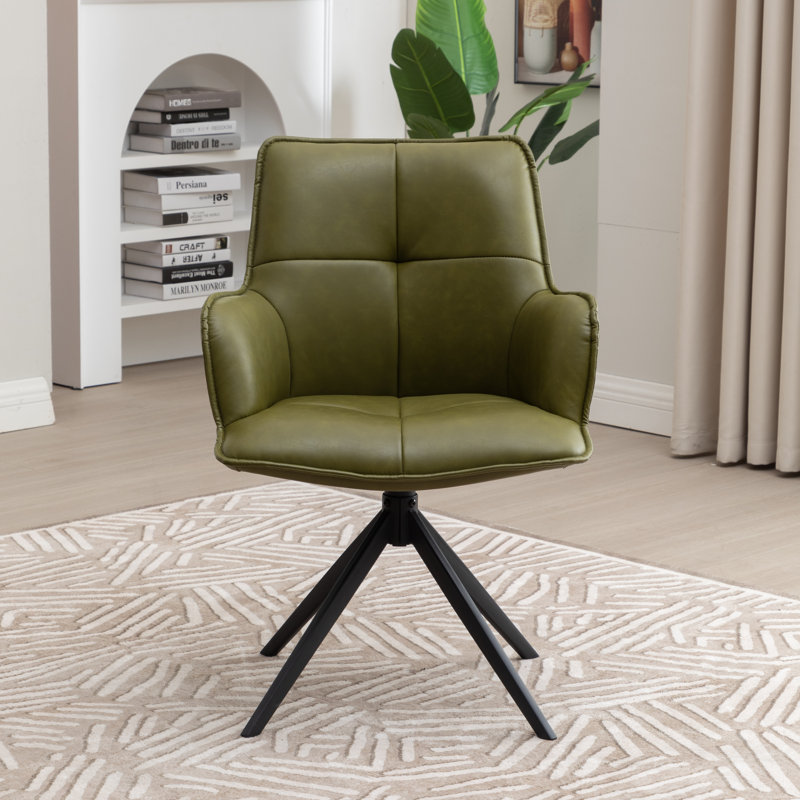 PU Dining Chair, Green