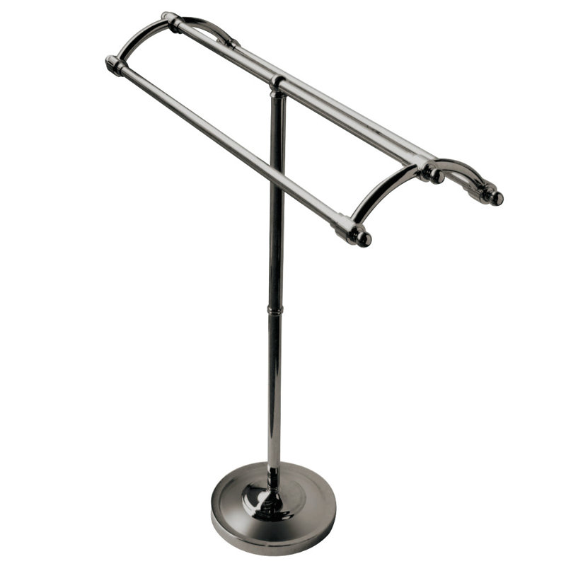 Porte-serviettes sur pied Kingston Brass Edenscape, Nickel brossé