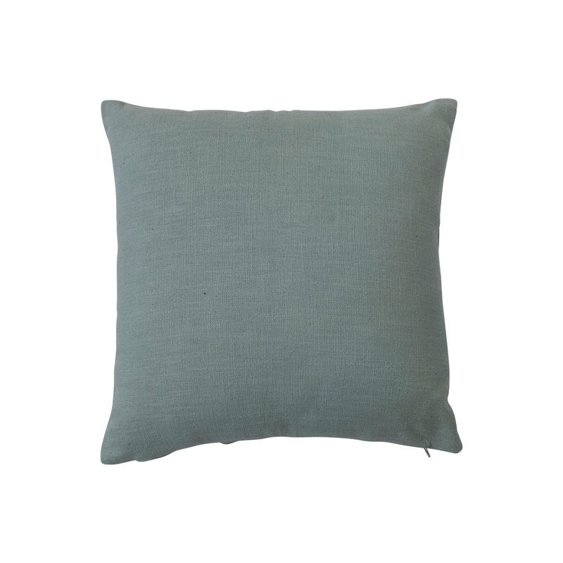 Embroidered Cotton Throw Pillow
