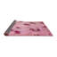 Tapis rose en laine Power Loom-820804087