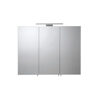 900mm W 766mm H Surface Frameless Medicine Cabinet Mirror 2 Adjustable