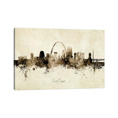 " St Louis Missouri Skyline " by Michael Tompsett