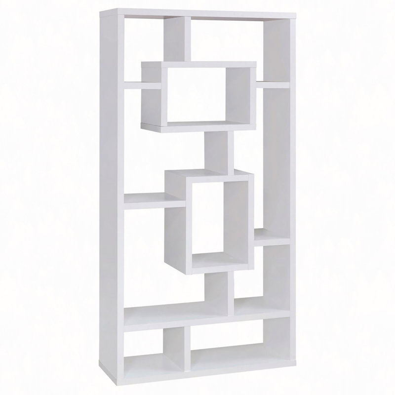 Bibliothèque à 10 tablettes, Blanc