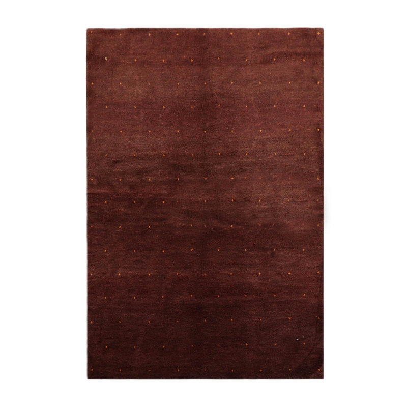 Siwar One-of-a-Kind Rectangle 4' X 6' 1980s Wool Area Rug in Chocolate