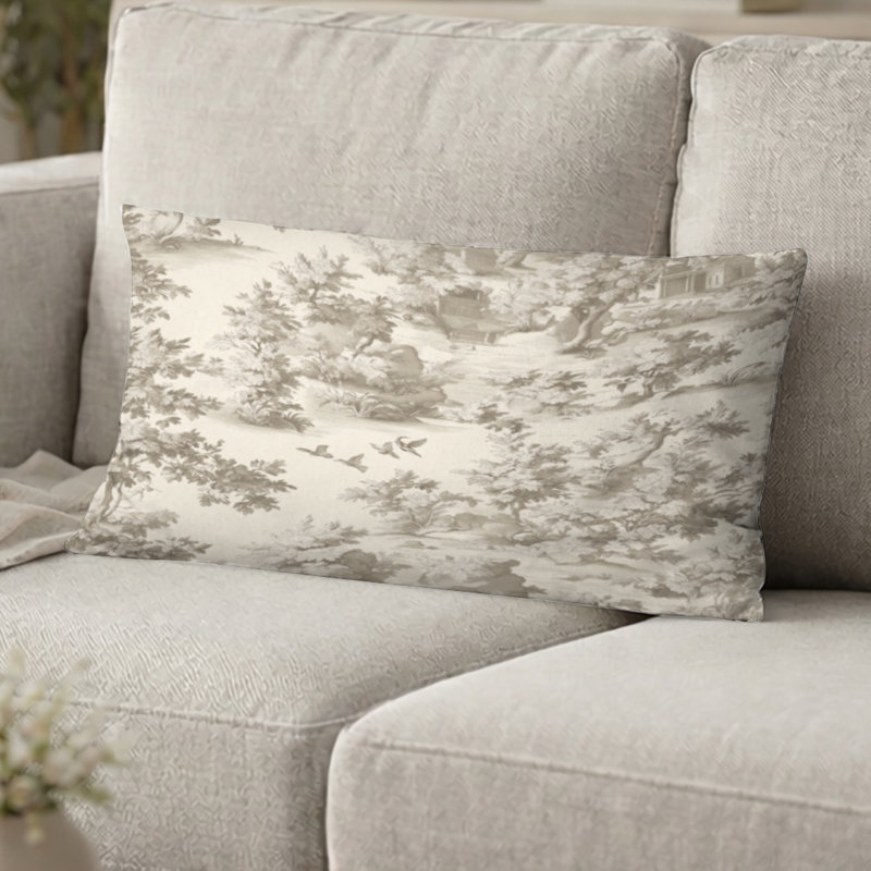 Coussin décoratif French Country, H 12 po x l 20 po
