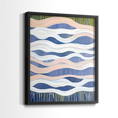 ABSTRACT Series cmxxviii - reproduction encadrée de qualité supérieure - prête à être accrochée - aucun clou requis