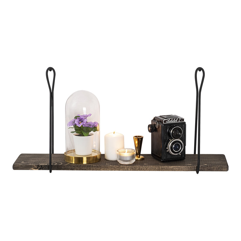Tablette décorative en bois d'épinette