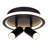 Denver 2 Light Black Ceiling/Wall Light-1455611795-1455611792