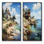 «The Normandy Coast By Eugene», 2 pièces sur toile-1379770333-1379770320