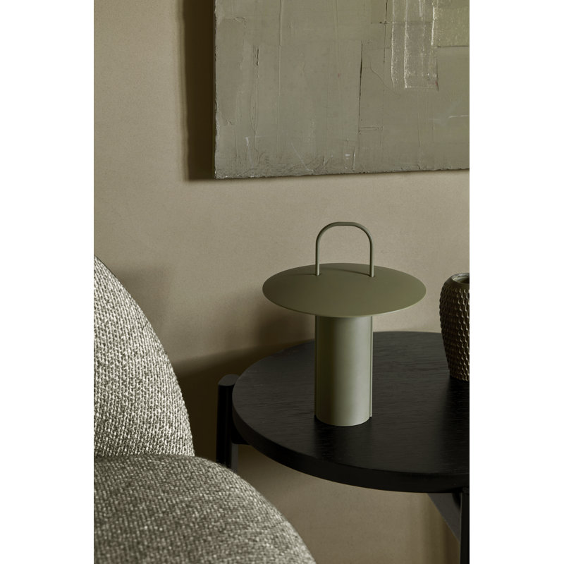 Ray LED Table Lamp, Dusty Green