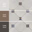 Manises Decor Blanco 13-1/8 in. x 13-1/8 in. Porcelain Floor and Wall Tile
