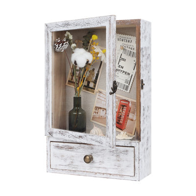 Ainagul 12" X 16" Gilded Wood Shadow Box Frame Set in Burlywood