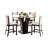 Round Glass Top Dining Table