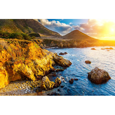 «Big Sur Rocks» par Sborisov - photographie sur toile tendue