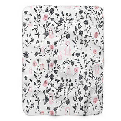 Phantom Petals - couverture sherpa 1 pièce de qualité supérieure 0146