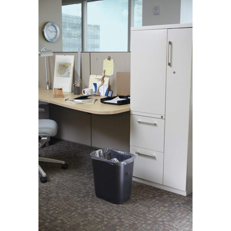 Poubelle de 7 gallons en plastique 28 pte