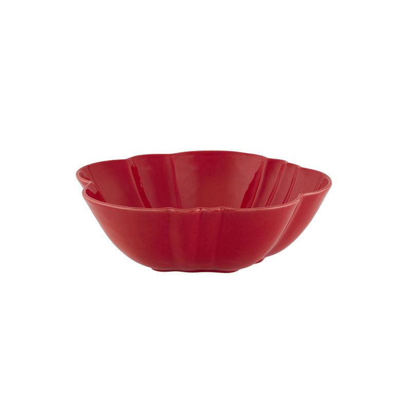 Tomato Earthenware Salad Bowl