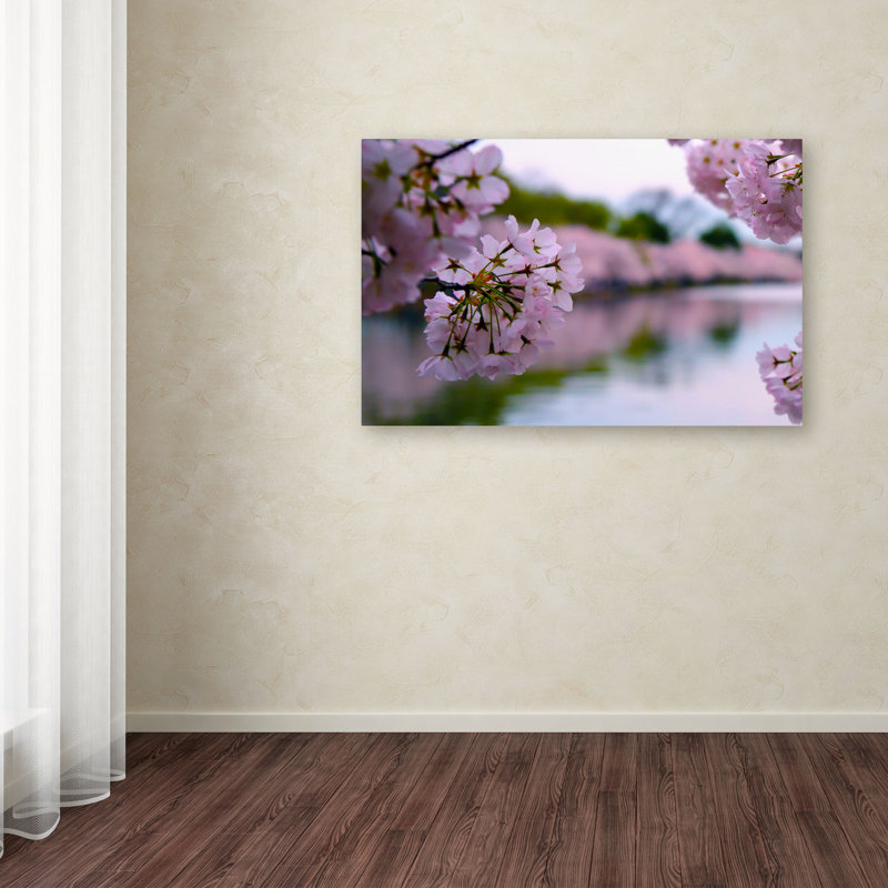Nartuni "Cherry Blossoms 2014-2" par CATeyes, reproduction de photo sur toile tendue, H 22 po x l 32 po x P 2 po
