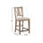 Arli Upholstered Counter Stool with Solid Wood Frame