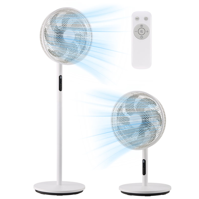 Vonhaus Pedestal Fan / Desk Fan 14"