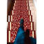 Tapis d'escalier rouge
