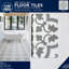 Remy Grey 30.48 x 30.48cm Self-adhesive Vinyl Floor Tiles Pack 10 (0.93sqm)