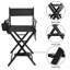 31" Height Tall Wood Directors Chairs Folding Artist Makeup Chair-920980141