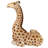 Zari the Resting Giraffe Statue