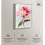 Art floral rose pastel sur toile rose-107411172-107411173