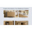 Ensemble de vanité Marilyse 48 po à lavabo simple en bois avec comptoir en résine, robinet, assemblage requis-250702347