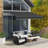 Outsunny Polyester Cover Retractable Patio Awning-96861866-112964795-112964799
