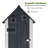Garden 70.5" H x 25.6" W x 18.1" D Outdoor Storage Cabinet Tool Shed-42352451